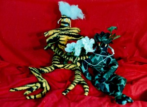 m_Tiger Stickie & Desert Flower