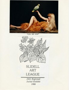 m_3 Slidell Art  League Girl & Bird